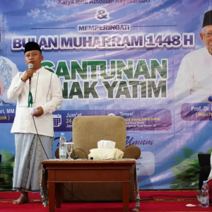 Di Pengajian Al-Hikam, Wali Kota Depok Supian Suri Tegaskan Tak Boleh Ada Anak Putus Sekolah