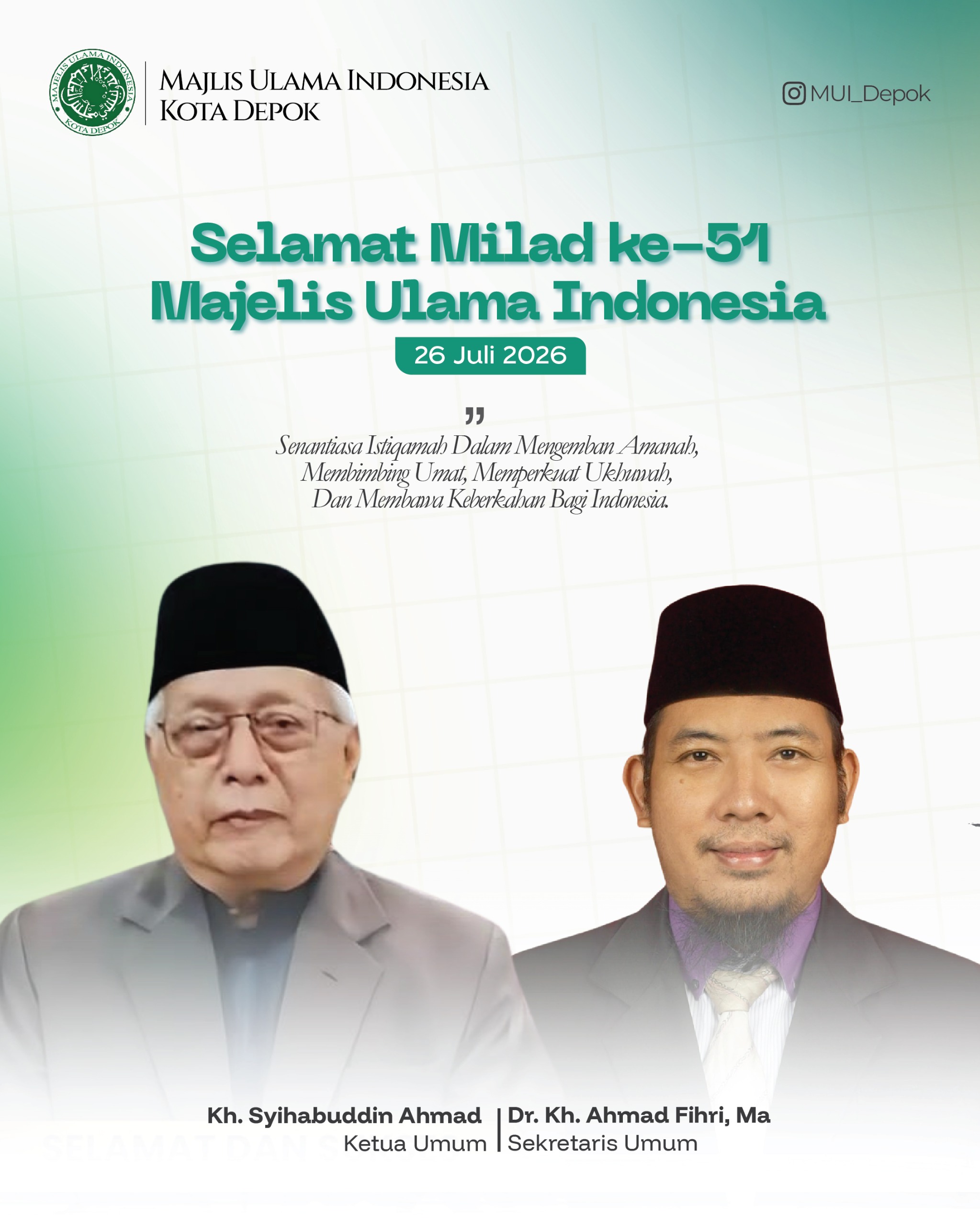 Selamat Harlah MUI ke 51