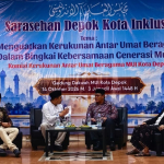 Sarasehan Depok Kota Inklusif, Perkuat Kerukunan Umat Beragama dengan Melibatkan Generasi Muda